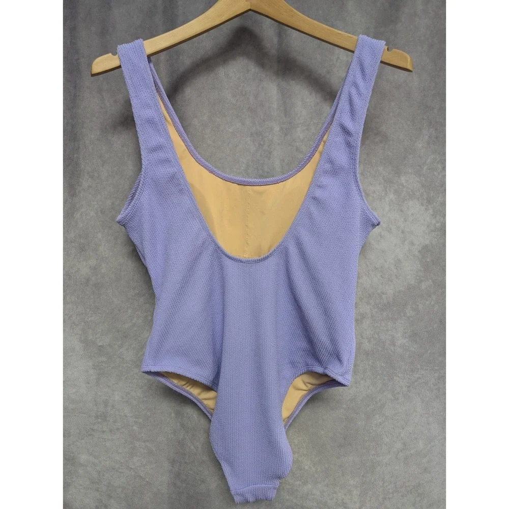 Cotton On‎ Body Size M Womens Purple One Piece Swimsuit (S3)